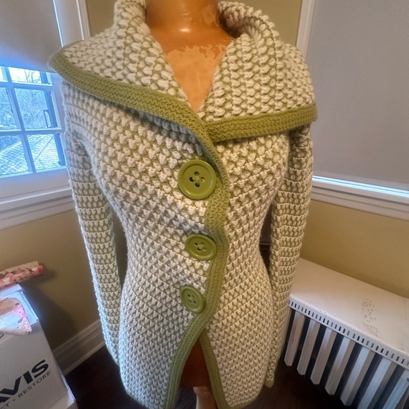 Unique FREE PEOPLE Sweater Coat Jacket S/P - Picture 1 of 7